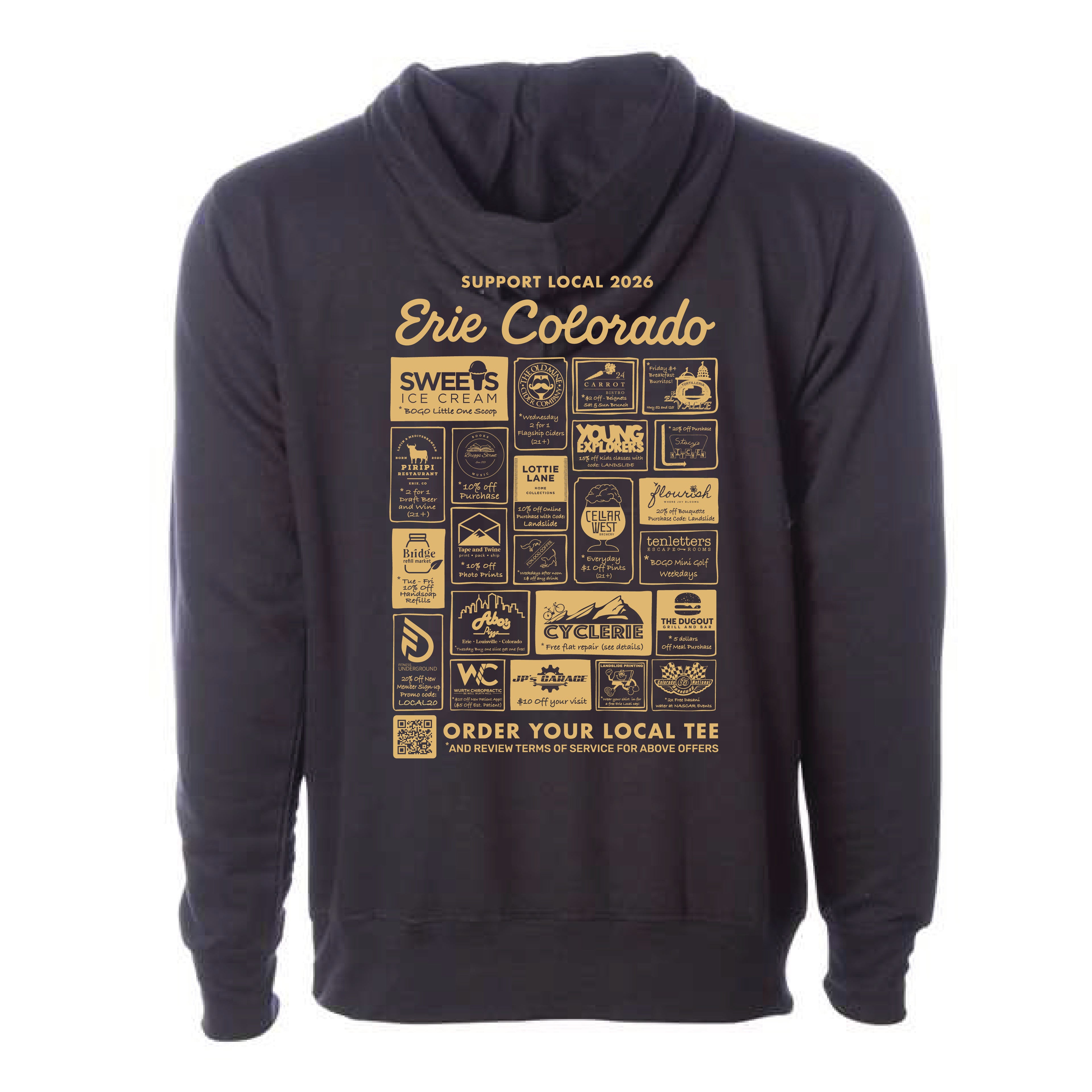 Vertees Local Hoodie - Erie, Colorado