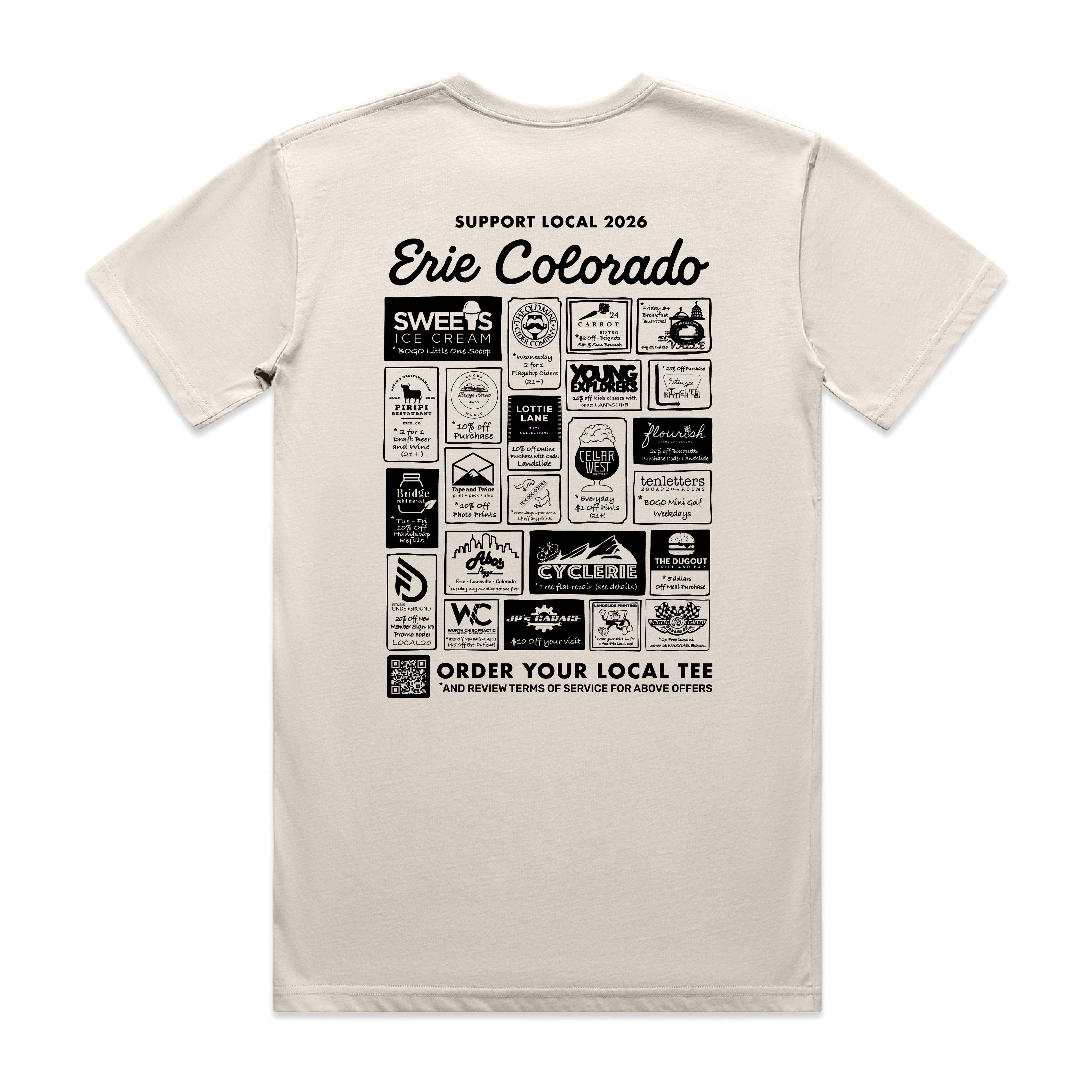 Vertees Local Tee - Erie, Colorado